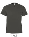 Heren T-shirt Sols V-Neck Victory Dark Grey